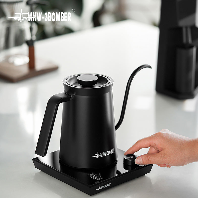 MHW Assassin Electric Coffee Kettle - White