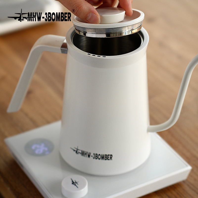 MHW Assassin Electric Coffee Kettle - White