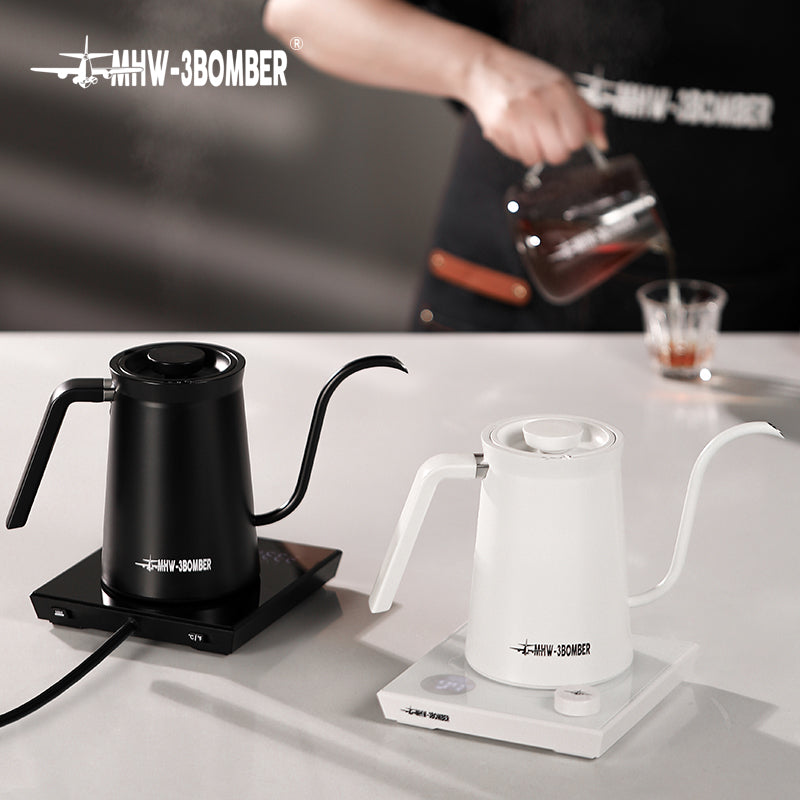 MHW Assassin Electric Coffee Kettle - White