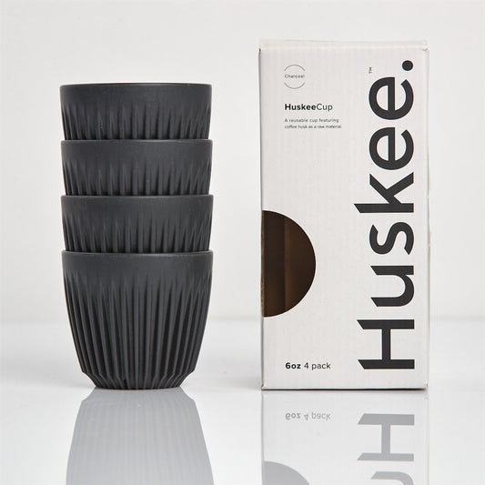 6oz HuskeeCup 4-Pack - Charcoal