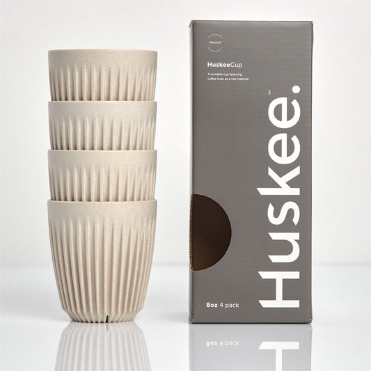 8oz HuskeeCup 4-Pack - Natural