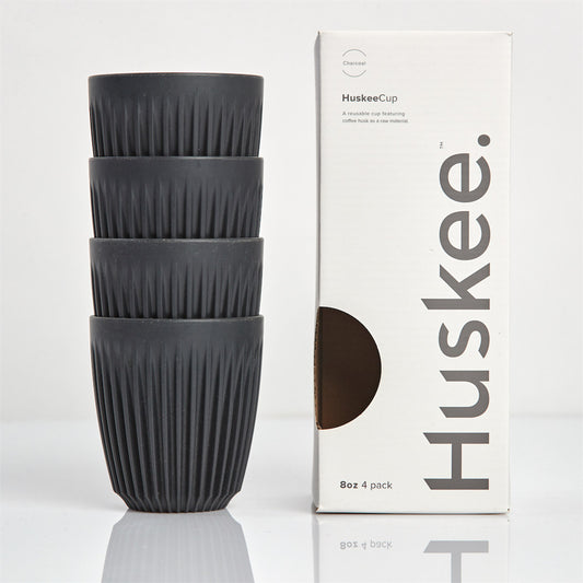 8oz HuskeeCup 4-Pack - Charcoal