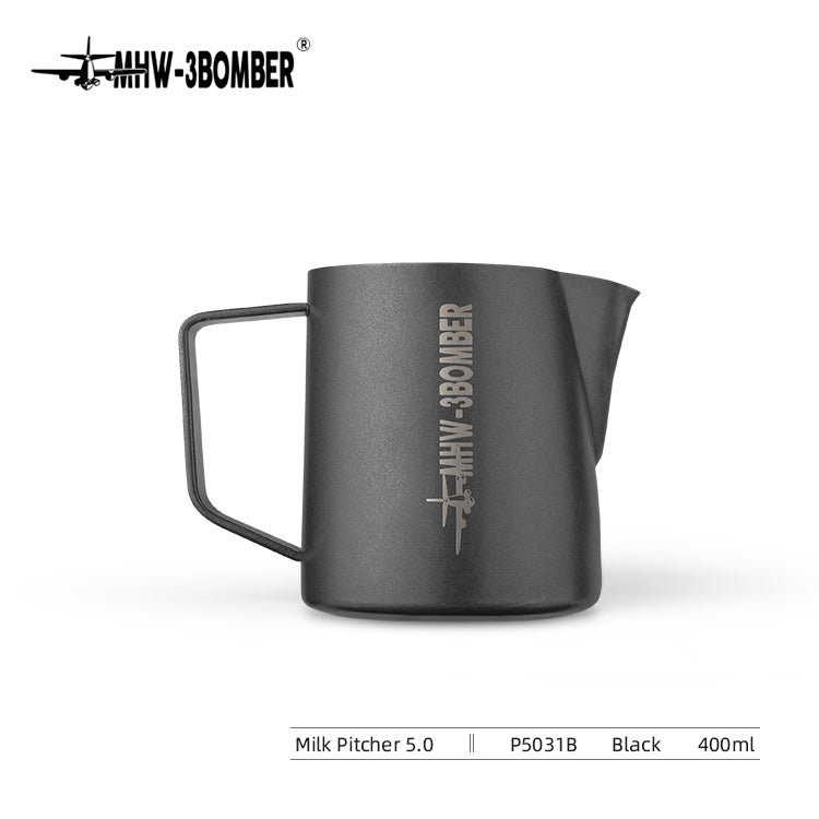 MHW Flagship Milk Pitcher 400ml - Black