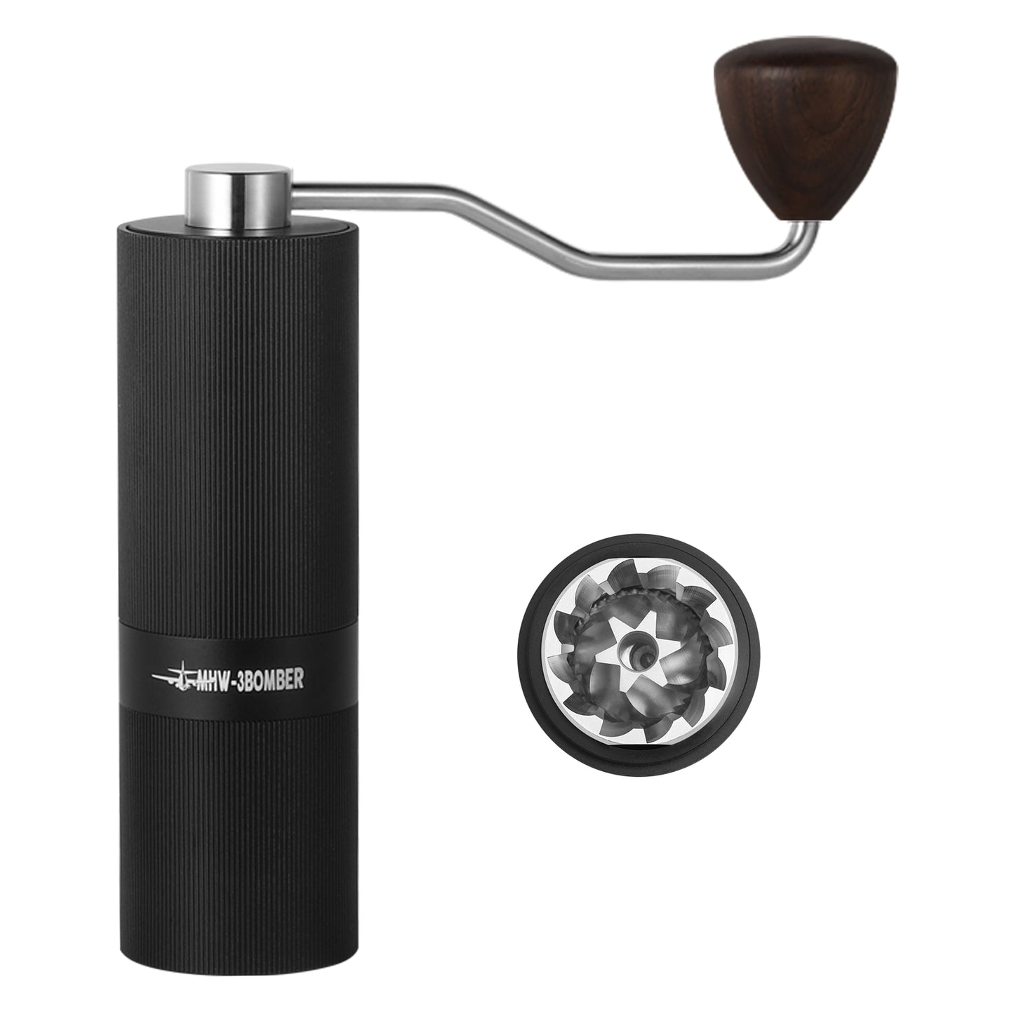 MHW Racing M1 Manual Coffee Grinder - Black