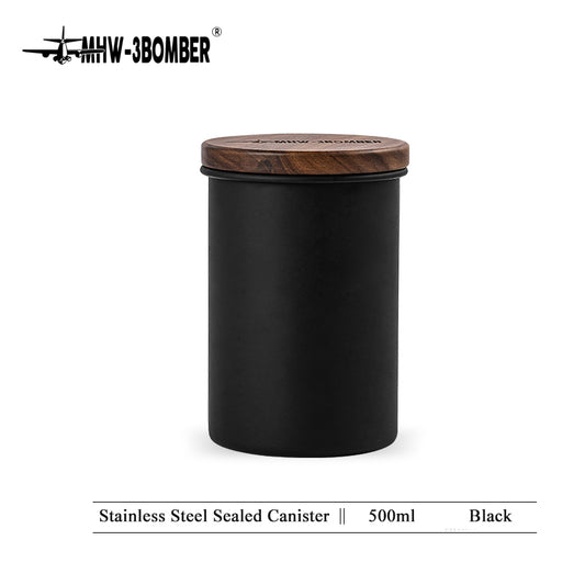 MHW Stainless Steel Sealed Canister - Black