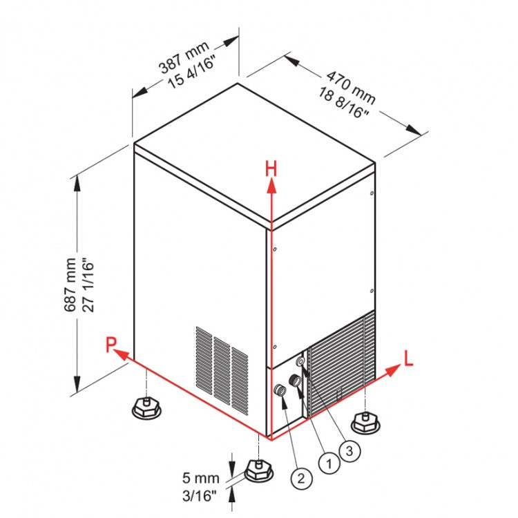 Brema Ice Maker 29Kg