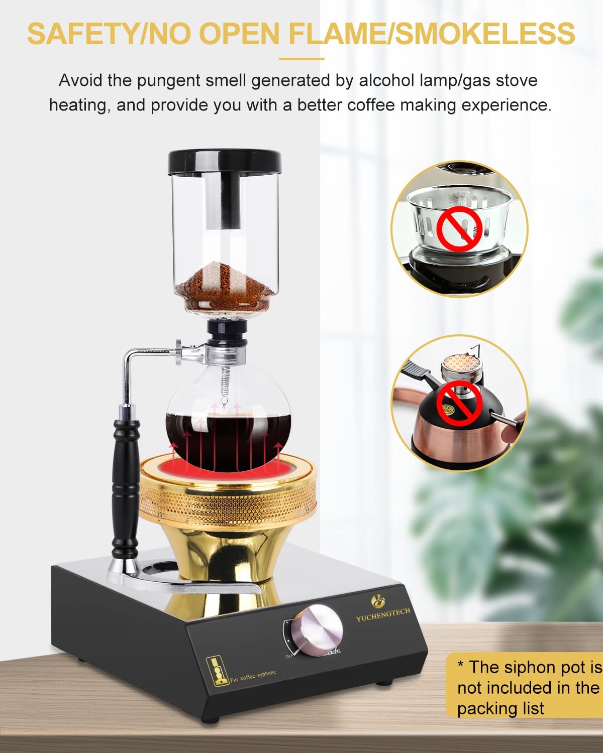 Syphon Halogen Beam Heater – Raw Plus Coffee
