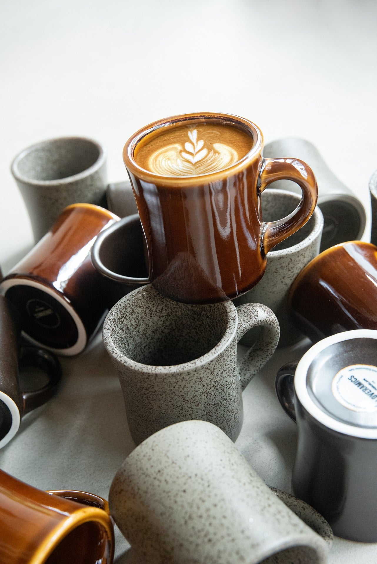 Branded Stars 12 oz. Latte Mug – Bridgette Raes Style Group Shop