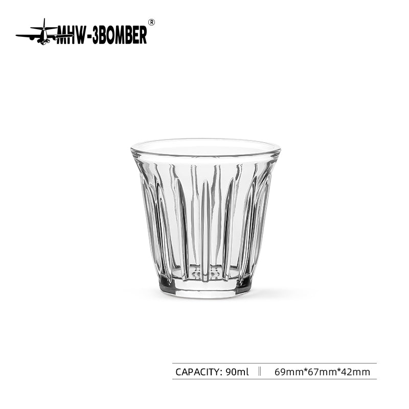 MHW G Wright Glass Cup Transparent